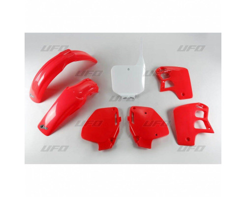 Пластиковий комплект UFO HONDA cr 500 '91-'94 колір oem (червоний/білий)