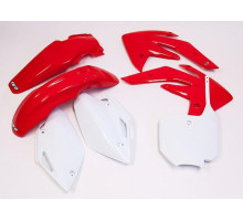 Комплект пластикових обвісів HONDA crf 150 '07-'17 колір oem (червоний/білий) (ho111 Racinge999) (ho111 Racinge999)