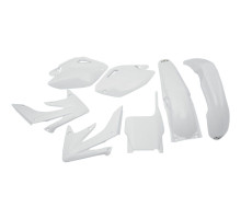 Пластиковий комплект UFO HONDA crf 250r '04-'05 колір білий (ho104e041) (ho104e041)