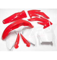 Комплект пластикових обвісів HONDA crf 250r '06-'07 колір oem (червоний/білий) (ho105e999) (ho105e999)