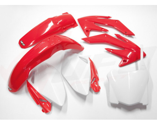 Комплект пластикових обвісів HONDA crf 250r '08-'09 колір oem '08 (червоний/білий) (ho112e999) (ho112e999)