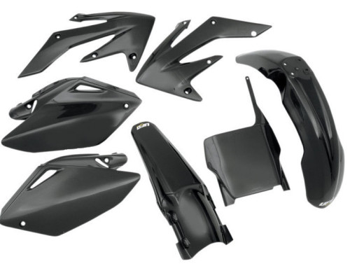 Пластиковий комплект UFO HONDA crf 250r '11-'13, crf 450r '11-'12, колір чорний (ho114e001)