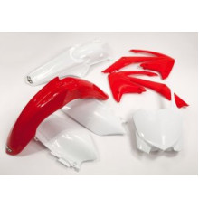 Набір пластикових обвісів HONDA crf 250r '11-'13, crf 450r '11-'12 колір oem (червоний/білий) (ho114e999) (ho114e999)