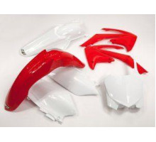 Набір пластикових обвісів HONDA crf 250r '11-'13, crf 450r '11-'12 колір oem (червоний/білий) (ho114e999) (ho114e999)