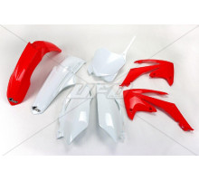 Набір пластикових деталей HONDA crf 250r '11-'13, crf 450r '11-'12 колір oem (червоний/білий) (ho115e999) (ho115e999)