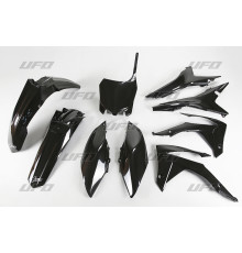 Пластиковий комплект UFO HONDA crf 250r 14-17, crf 450r 13-16 з кришками повітряних фільтрів, колір чорний (ho121e001)