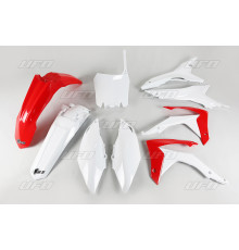 Комплект пластикових ковпаків HONDA crf 250r 14-17, crf 450r 13-16 з кришками повітряного фільтра, колір oem (червоний/білий) (ho121e999) (ho121e999)