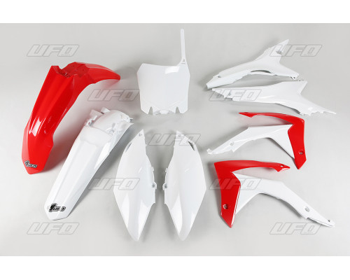 Комплект пластикових ковпаків HONDA crf 250r 14-17, crf 450r 13-16 з кришками повітряного фільтра, колір oem (червоний/білий) (ho121e999) (ho121e999)