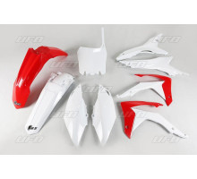 Комплект пластикових ковпаків HONDA crf 250r 14-17, crf 450r 13-16 з кришками повітряного фільтра, колір oem (червоний/білий) (ho121e999) (ho121e999)