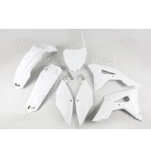 Пластиковий комплект  UFO HONDA crf 250r '18-'21, crf 450r '17-'20 колір білий (ho119e041) (ho119e041)