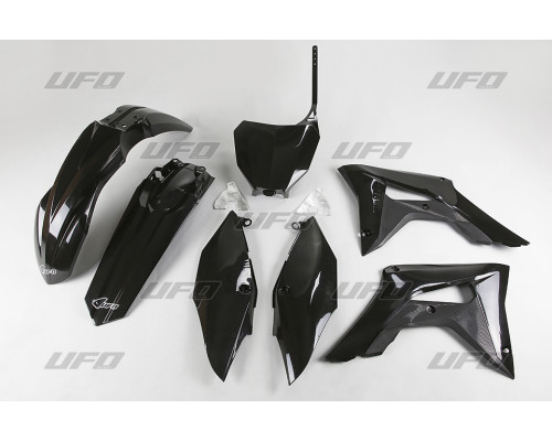 Пластиковий набір UFO HONDA crf 250r '18-'21, crf 450r '17-'20 колір чорний (ho119e001)