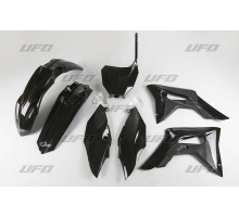 Пластиковий набір  UFO HONDA crf 250r '18-'21, crf 450r '17-'20 колір чорний (ho119e001)