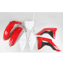 Пластиковий комплект  UFO HONDA crf 250r '18-'21, crf 450r '17-'20 колір oem (білий/червоний) (ho119e999) (ho119e999)