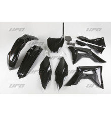 Пластиковий комплект UFO HONDA crf 250r '18-'21, crf 450r '17-'20 з кришками повітряних фільтрів, колір чорний (ho123e001)