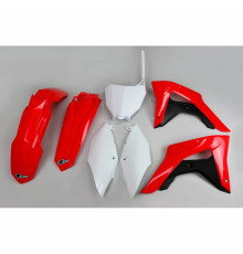 Набір пластикових  UFO HONDA crf 250rx '19-21, crf 450rx '17-20, колір oem (червоний/білий) (ho120e999) (ho120e999)