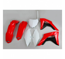 Набір пластикових  UFO HONDA crf 250rx '19-21, crf 450rx '17-20, колір oem (червоний/білий) (ho120e999) (ho120e999)