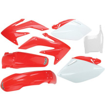 Комплект пластикових обвісів HONDA crf 450 r '05-'06 колір oem (червоний/білий) (ho108e999) (HONDA crf 450 r '05-'06) (ho108e999)