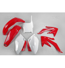 Пластиковий комплект  UFO HONDA crf 450 r '07 колір oem (червоний/білий) (ho110e999) (ho110e999)