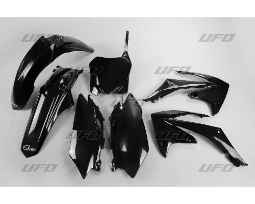 Пластиковий комплект UFO HONDA crf 450 r '09-'10, crf 250 '10 колір чорний (ho113e001)