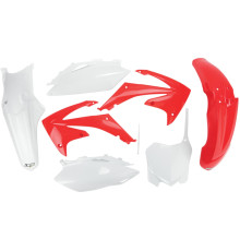 Пластиковий комплект UFO HONDA crf 450 r '09-'10, crf 250 '10 колір oem (червоний/білий) (ho113e999) (ho113e999)