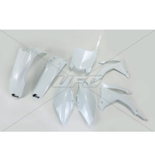 Пластиковий комплект  UFO HONDA crf 450r '13-'16, crf 250r '14-'17 колір білий(ho116e041)
