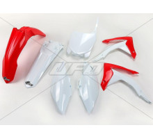 Набір пластикових обвісів HONDA crf 450r '13-'16, crf 250r '14-'17 колір oem (червоний/білий) (ho116e999) (ho116e999)