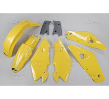 Пластиковий комплект UFO husqvarna 2t '00-'04, 4t '02-'04 колір oem (жовтий/графіт) (hu600e999) (hu600e999)