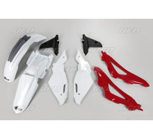 Пластиковий набір UFO husqvarna cr 125 '09-'13 колір oem (білий/червоний/чорний) (hu611e999) (hu611e999)