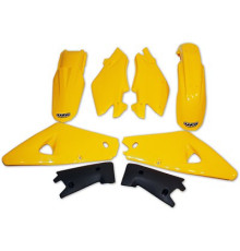 Пластиковий набір UFO husqvarna cr 2t '05 колір oem (жовтий/графіт) (hu601e999) (hu601e999)