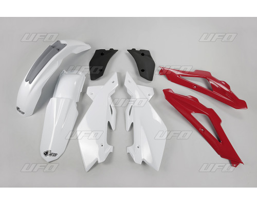 Пластиковий набір UFO husqvarna cr 2t '06-'08 колір oem '07-'08 (білий/червоний/чорний) (hu605e999) (hu605e999)