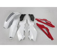 Пластиковий набір UFO husqvarna cr 2t '06-'08 колір oem '07-'08 (білий/червоний/чорний) (hu605e999) (hu605e999)