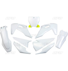 Пластиковий набір  UFO husqvarna tc 125/250 '19-'22, fc 250/350/450 '19-'22 білий (hu622e041) (hu622e041)