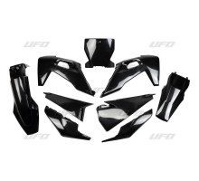 Пластиковий набір  UFO husqvarna tc 125/250 '19-'22, fc 250/350/450 '19-'22 чорний (hu622e001) (hu622e001)