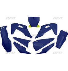 Пластиковий набір  UFO husqvarna tc 125/250 '19-'22, fc 250/350/450 '19-'22 navy blue (hu622e087) (hu622e087)