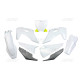 Пластиковий набір UFO husqvarna tc 125/250 '19-'22, fc 250/350/450 '19-'22 колір oem '20 (білий/графіт) (hu622e999x) (hu622e999x)