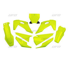 Пластиковий набір  UFO husqvarna tc 125/250 '19-'22, fc 250/350/450 '19-'22 fluo жовтий (hu622dflu)