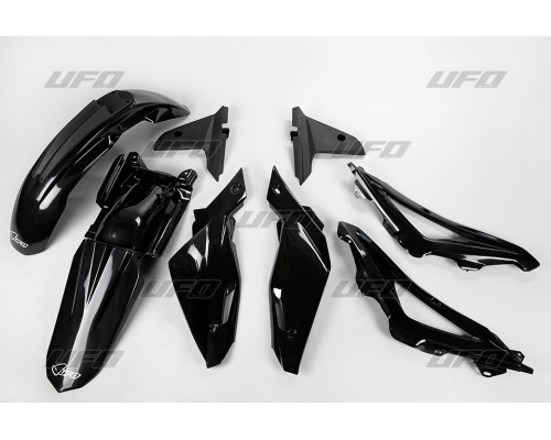 Пластиковий набір UFO husqvarna tc 250/300/450 '09-'13 колір чорний (hu610e001)
