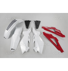 Пластиковий набір UFO husqvarna tc 4t '05-'07 колір oem '07 (білий/червоний/чорний) (hu606e999) (hu606e999)