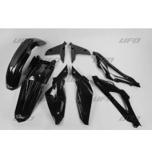 Пластиковий набір UFO husqvarna tc 4t '08-'10 колір чорний (hu607e001) (hu607e001)