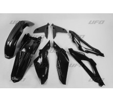 Пластиковий набір UFO husqvarna tc 4t '08-'10 колір чорний (hu607e001) (hu607e001)