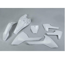 Пластиковий набір UFO husqvarna tc 85 '18-'24 колір oem (білий) (hu620e999) (hu620e999)