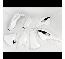 Пластиковий набір UFO husqvarna tc/fc 125/250/300/350/450 '14-'15 колір oem '14 (білий) (hu613e999) (hu613e999)