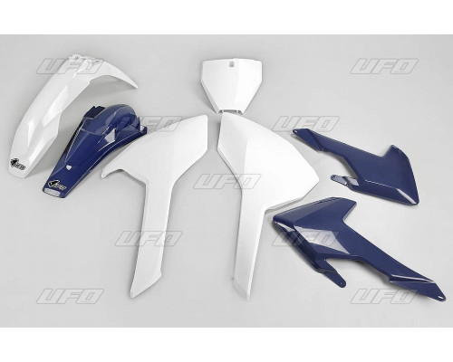 Набір пластикових деталей husqvarna tc/fc 125/250/300/350/450 '16-'18 (крім tc 250 '16) колір oem '16 (білий/блакитний) (hu616e999) (hu616e999)