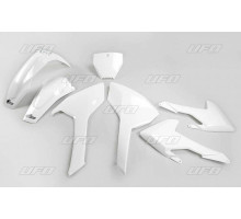 Пластиковий набір UFO husqvarna tc/fc 125/250/300/350/450 '16-'18 (крім tc 250 '16) колір oem '17 (білий) (hu616e041) (hu616e041)