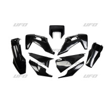 Пластиковий набір UFO husqvarna te 150 / 250 / 300 '20-'23, fe 250 / 350 / 450 / 501 '20-'23 з кришкою лампи чорний (hu623e001) (hu623e001)