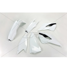 Пластиковий набір UFO husqvarna te/fe 125/250/300/350/450 '14 колір oem (білий) (hu614e999) (hu614e999)