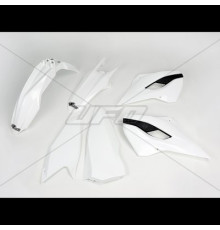 Пластиковий набір UFO husqvarna te/fe 125/250/300/350/450 '15-'16 white (hu615e041) (husqvarna te/fe 125/250/300/350/450 '15-'16 white)