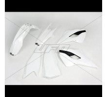 Пластиковий набір UFO husqvarna te/fe 125/250/300/350/450 '15-'16 white (hu615e041) (husqvarna te/fe 125/250/300/350/450 '15-'16 white)