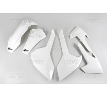 Пластиковий набір UFO husqvarna te/tx 125/250/300 '17-19, fe 250/350/450/501 '17-19 білий (hu618e041) (hu618e041)