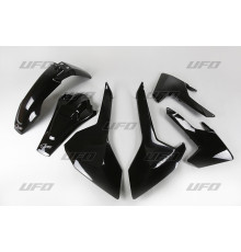 Пластиковий набір UFO husqvarna te/tx 125/250/300 '17-19, fe 250/350/450/501 '17-19 колір чорний (hu618e001)